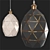 Modern Geometric Pendant Light 3D model small image 2