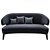 Modern Luxe: Minotti Aston Little Sofa 3D model small image 2