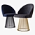 Rendezvous Chair: Designer Elegance 3D model small image 1