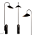 Elegant Arum Floor Lamp - Modern Design 3D model small image 1