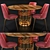 Classic Table Set: Timeless Elegance in 3D 3D model small image 1