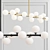 Bubble Stik Cold Chandelier - Elegant and Modern Ceiling Light 3D model small image 1