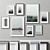 Multi-Color Picture Frames Set 3D model small image 1