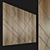 Wooden 3D Wall Panel: High-Resolution Texture | Decorative Home Decor 3D model small image 1