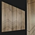 Wooden 3D Wall Panel. High-Res Texture. 3D model small image 1