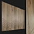 Title: Wooden 3D Decorative Wall Panel 3D model small image 1