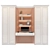 Versatile Wardrobe with 6 Compartments 3D model small image 1