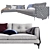 Essentiel Modular Sofa - Versatile & Stylish 3D model small image 3