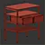 Sleek Bamboo Nightstand - NORDKISA 3D model small image 3