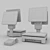 QR Code Cashier Scanner 3D model small image 2