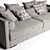 Cozy Comfort: Vogue Sofa 3D model small image 2