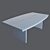 Italian Office Table: Alea Odeon 3D model small image 2