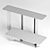 Chrome Wire Console & Low Table 3D model small image 5