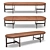 Baxter Passpartout Bench: Elegant Design for Interior Visualization 3D model small image 1