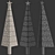 Angular Eco-Friendly DIY Christmas Tree 3D model small image 3