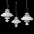 Modern Glass Pigalle Suspensions 3D model small image 2