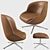 Hyg Lounge Chair: High & Low Swivel 3D model small image 2