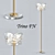 Elegant Trino FL Floor Lamp 3D model small image 1