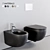 Esedra Bull Wall-Hung WC: Modern & Stylish Toilet 3D model small image 1