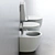 Esedra Bull Collection: Close Coupled Toilet 3D model small image 2