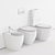 Esedra Bull Collection: Close Coupled Toilet 3D model small image 3