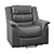 ErgoLux Recliners: Ultimate Comfort 3D model small image 1