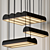 Sleek Hutchinson Pendant Light 3D model small image 3