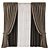 Title: Modern Retro Curtain Design 3D model small image 1