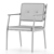 Title: Elegant Mayfield Armchair 3D model small image 3