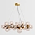 Luxurious Maytoni Gold Pendant Light 3D model small image 2