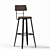 La Forma Malinda Bar Stool 3D model small image 1