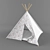 Kids' Wigwam Tent with Mat 3D model small image 2