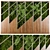 Elegant Wood-Metal Wall Decor 3D model small image 1