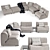 Elegant Bamboo Sofa: Pier Luigi Collection 3D model small image 1