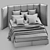 Gamma Wind Night Bed: Elegant and Stylish 3D model small image 3