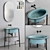 Cielo Catino Oval Washbasin: Timeless Elegance for Your Bathroom 3D model small image 1