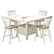 Elegant Cher 5 Piece Dining Set 3D model small image 2