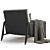 Napa Lounge Chair: Classic Elegance 3D model small image 2