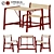 YPPERLIG Child Table Set with Bench 3D model small image 1