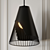 Sleek Hyperbola Pendant Light 3D model small image 3