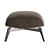 Elegant Minotti Russell Footstool 3D model small image 2