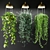 Luminous Hanging Plants in Chic Cache-Pot 3D model small image 1