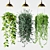 Luminous Hanging Plants in Chic Cache-Pot 3D model small image 2