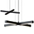Ilfari Artys Cross Pendant Lamp 3D model small image 3