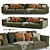 Dalton Sofa: Stylish Comfort for Your Living Room 3D model small image 1