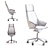 ErgoFlow Office Chair 3D model small image 2