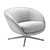 Title: Minotti Russell Swivel Armchair 3D model small image 5