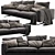 Flexform Campiello - Modern Modular Sofa 3D model small image 2