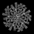 Festive Christmas Wreath Decor 3D model small image 3
