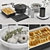 Kitchen Essentials Set 3D Model 3D model small image 1